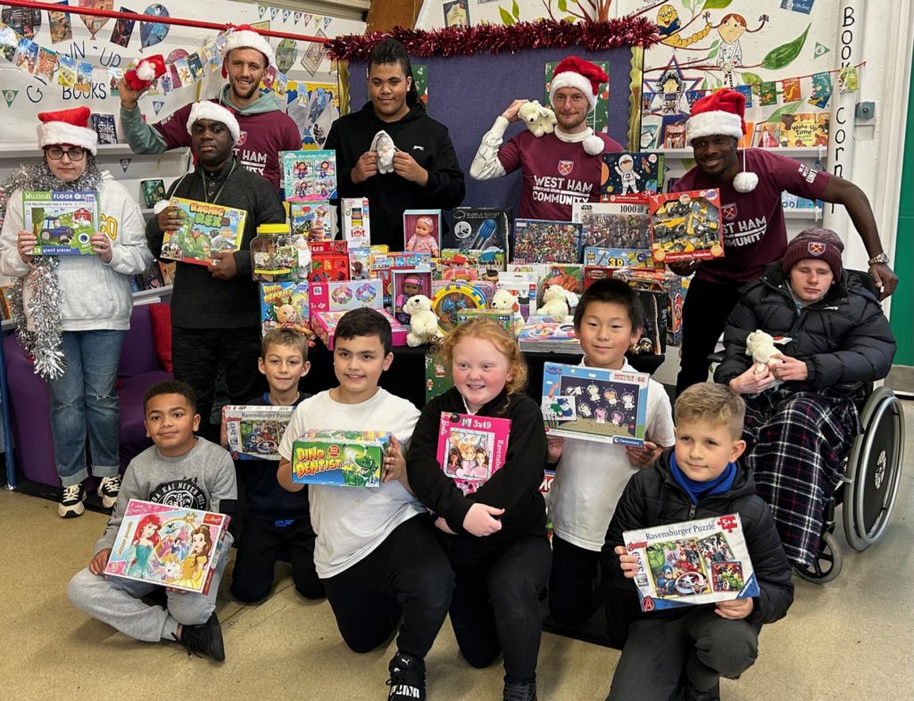 Hammers Stars Launch The Kevin Jenkins OBE Newham Christmas Toy Appeal ...